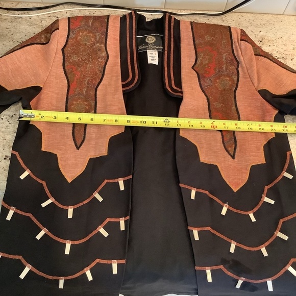 Victor Camarena Vintage Jacket Western Boho Black Size Small Mexico - Picture 7 of 9